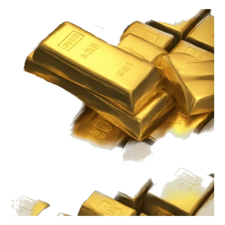Pile of gold bar sticker