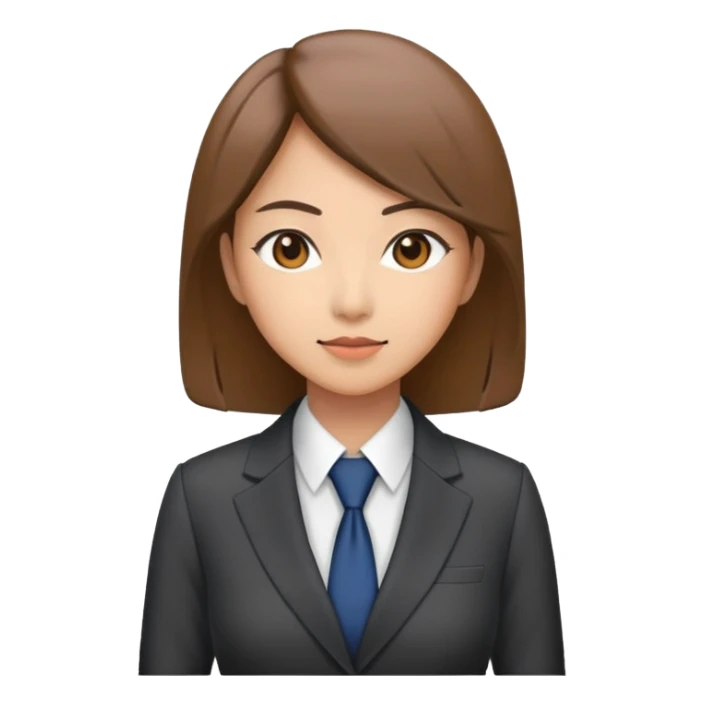 Japanese professional woman in business suit sticker