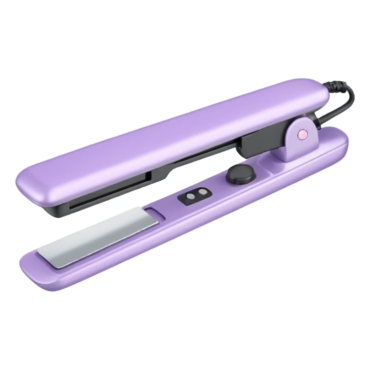 open pastel lilac hair straightener sticker