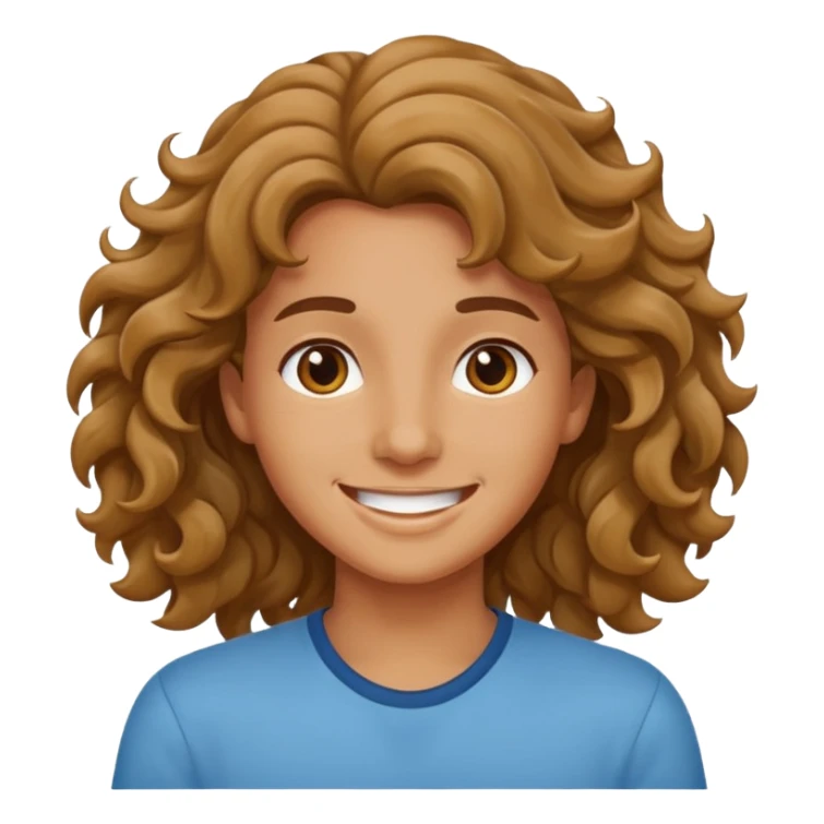 more wavu hair, good smile ! perfect
 sticker