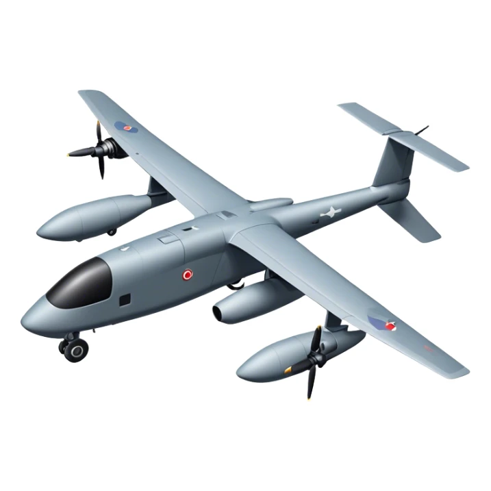 UAV Military aircraft sticker