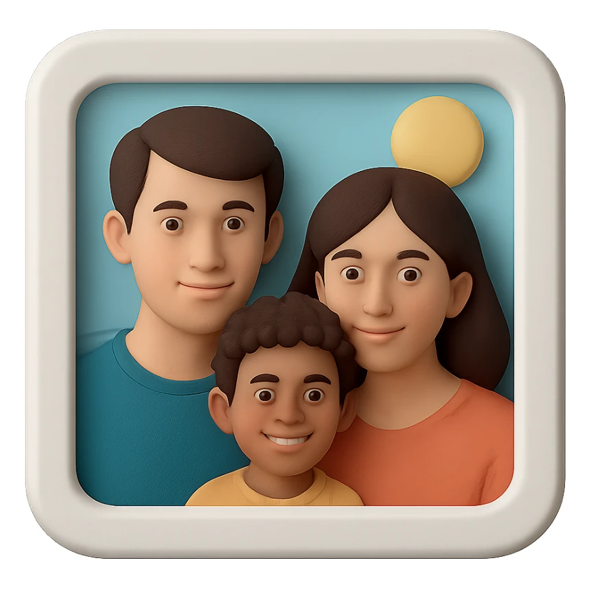 recreate this photo frame but add bit more details sticker