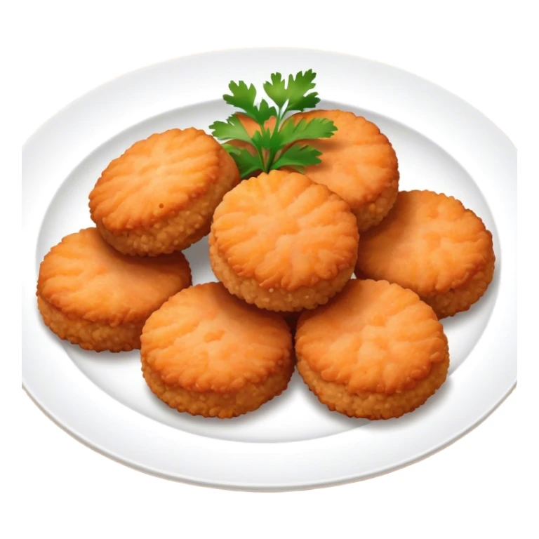 Plate of salmon Krokets sticker