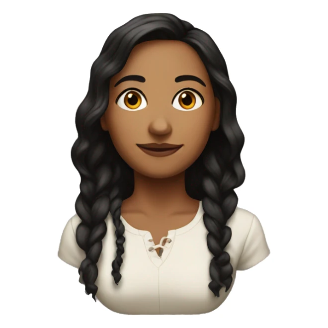 realistic portrait of reezqina sticker