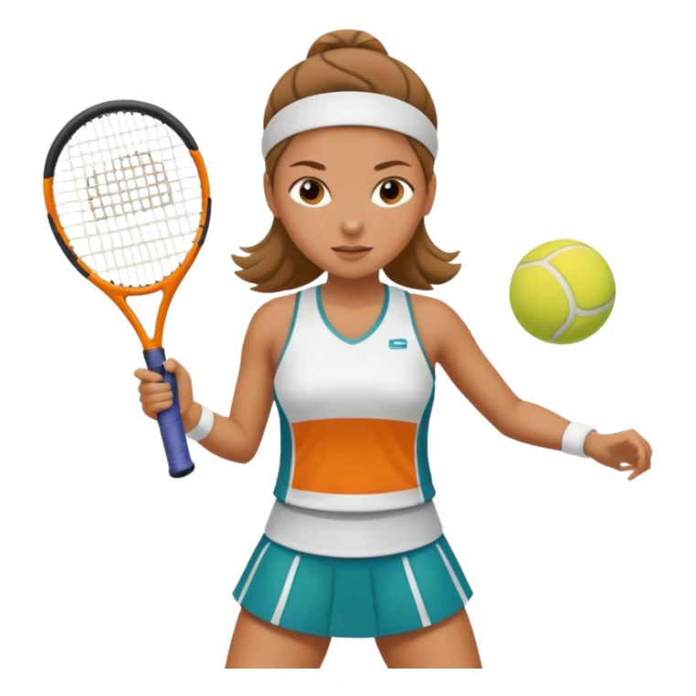 women playing tennis  sticker