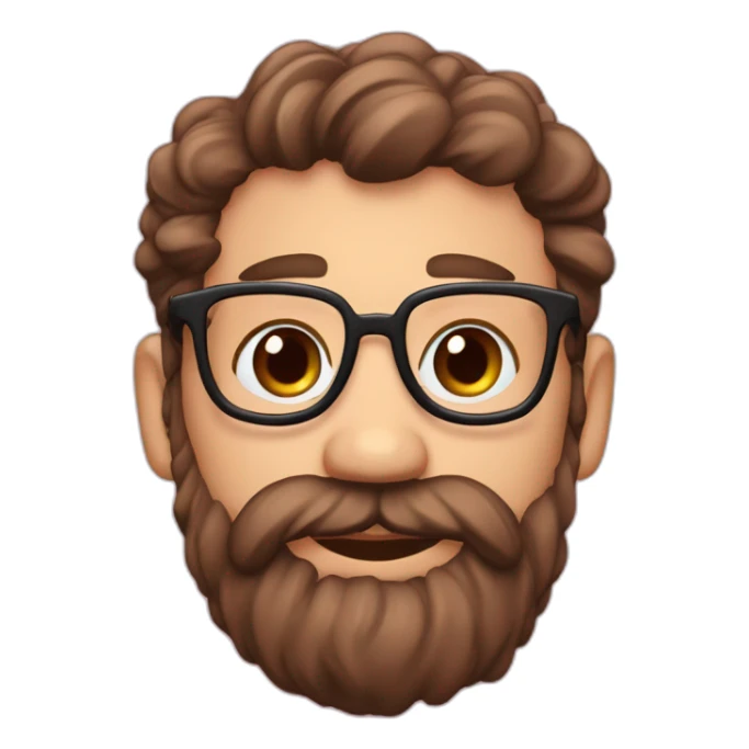 medico-32-años,-piel-rosada,-pelo-negro-ondulado,barba corta sticker