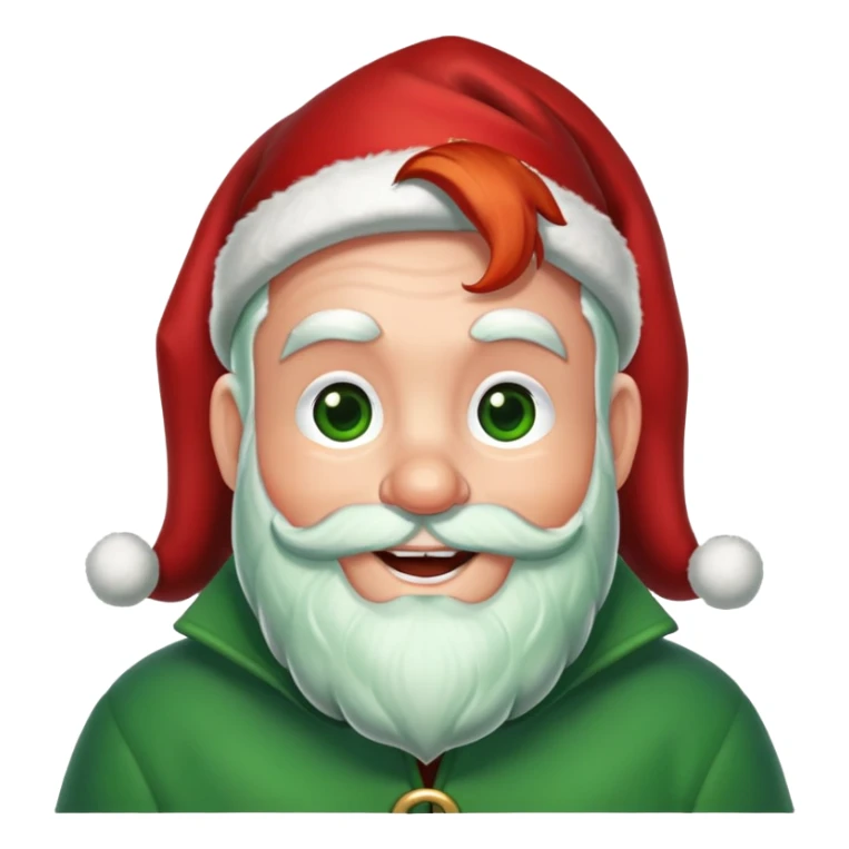Show me a Irish version of Santa Claus  sticker