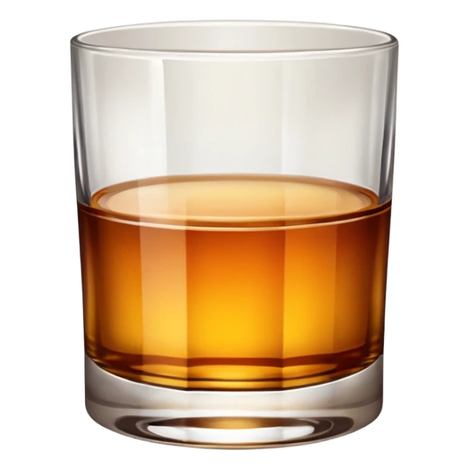 glass of whiskey, no splashes sticker