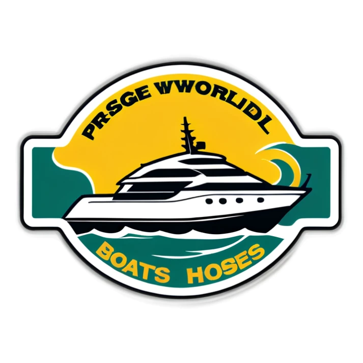 Prestige worldwide boats n hoes sticker