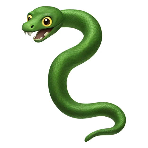 A snake with feet. Wearing shoes.  sticker
