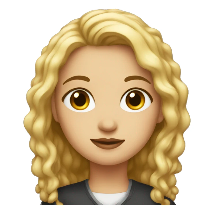 Girl art curator with professional attributes  sticker