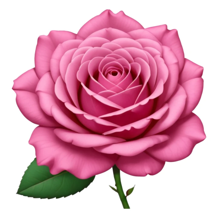 “A Polaroid-style photo of a pink rose  sticker