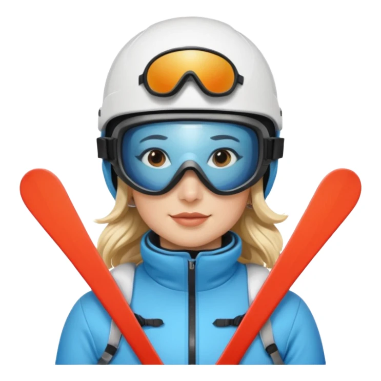 Woman Skiing Matterhorn sticker
