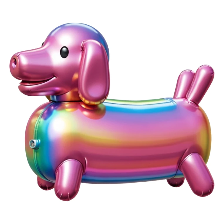  SPAM meat jeff koons style inflatable abstract art sculpture  sticker
