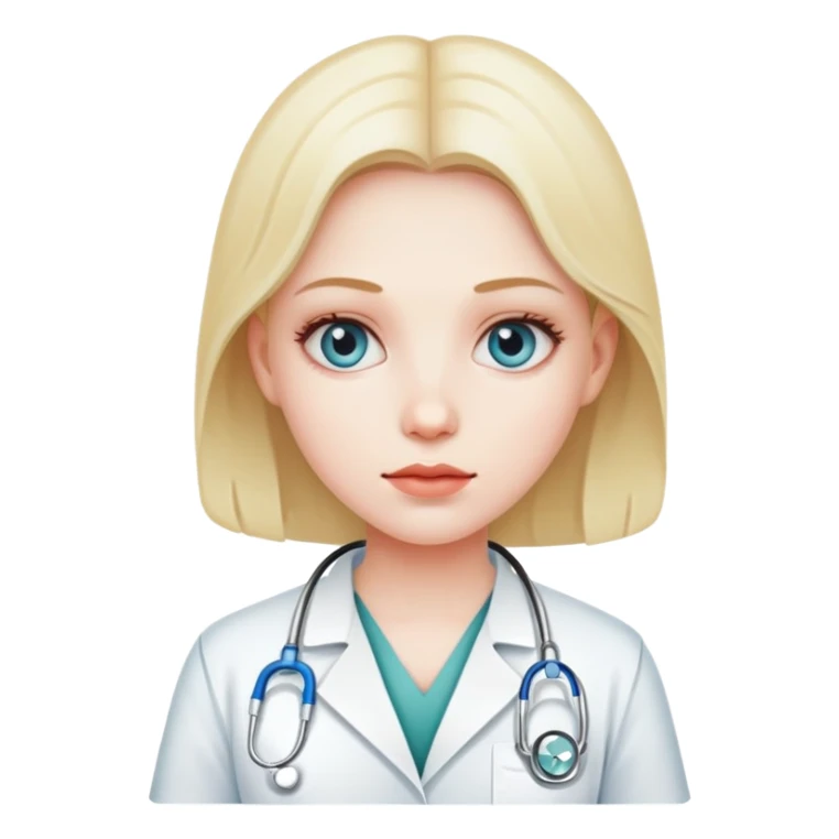 Girl medical sterilize  sticker