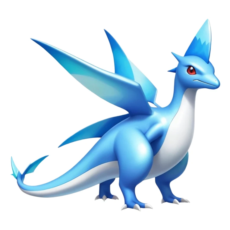 Shiny Latias-Salamence-Latios-Fakémon-hybrid-creature (full body)  sticker