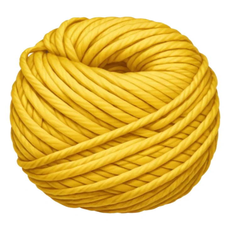 yellow ball of yarn sticker