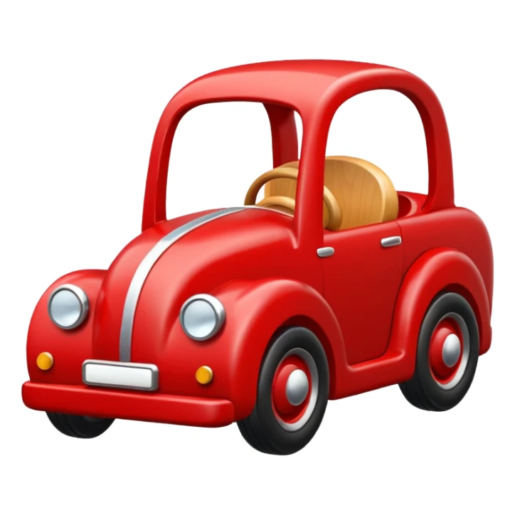 wooden car toy sticker