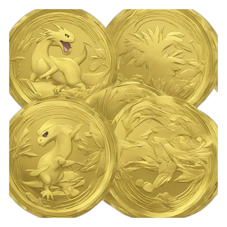 pokemon money gold coin pokecoin pokedollar dollar sticker