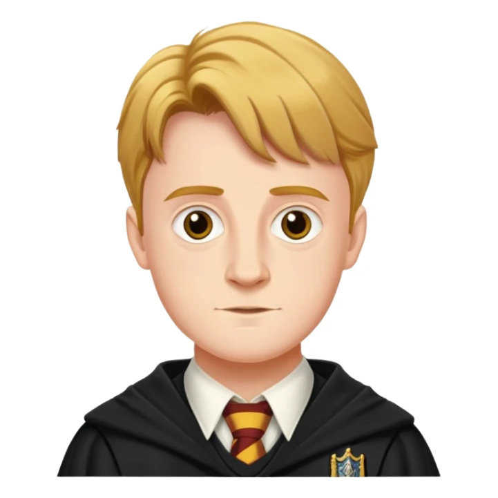 Hugh Mitchell is colin creevey in harry potter, wear hogwarts uniform sticker