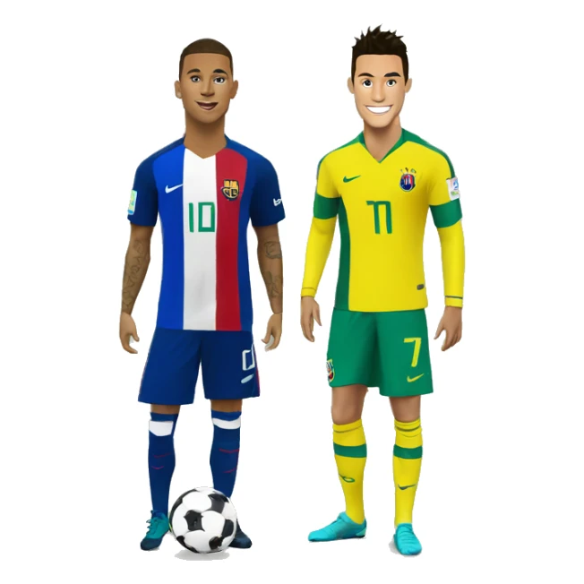 Neymar jr et cristiano Ronaldo  sticker