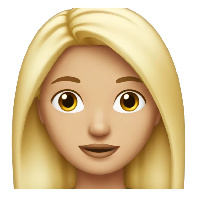 Beautiful blonde girl  sticker