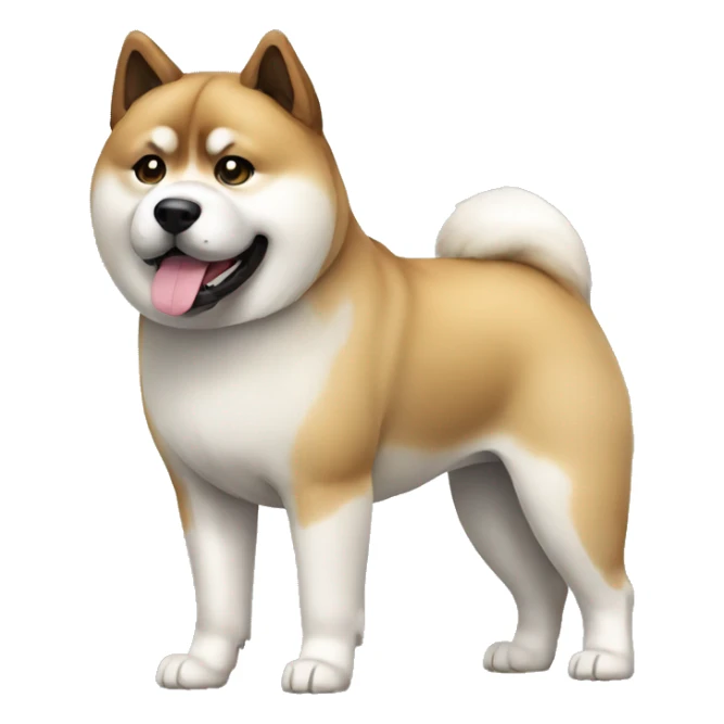 Akita Dog Breed Full Body sticker