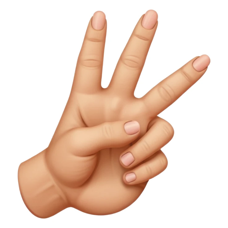 Let it be the hand showing the vulgar finger but down sticker