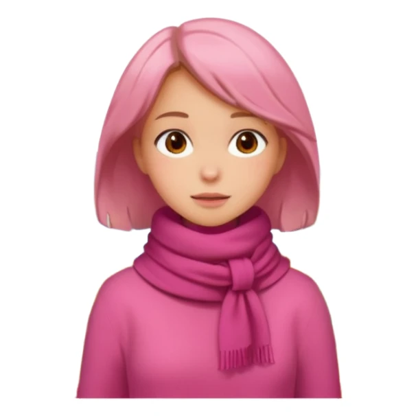 pink and brown autumn winter girly love  sticker