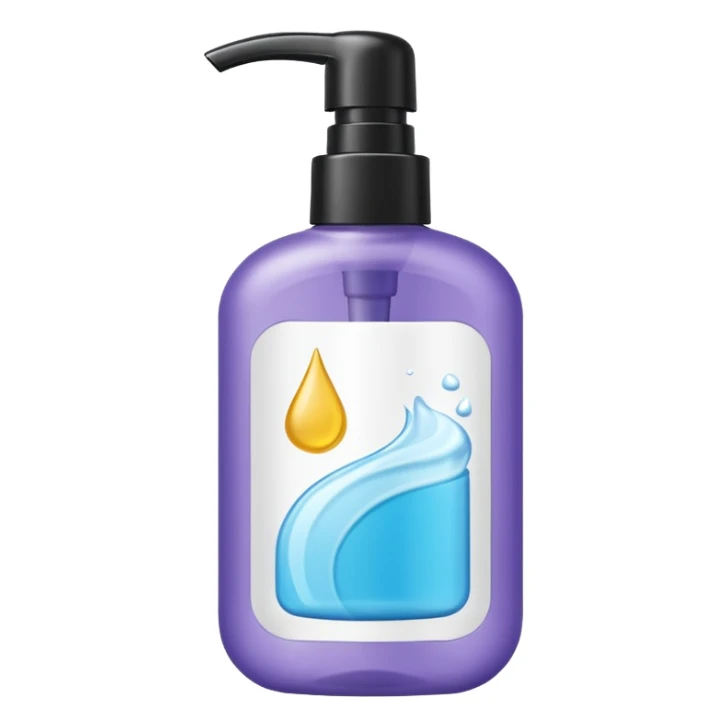 hair shampoo bottle sticker