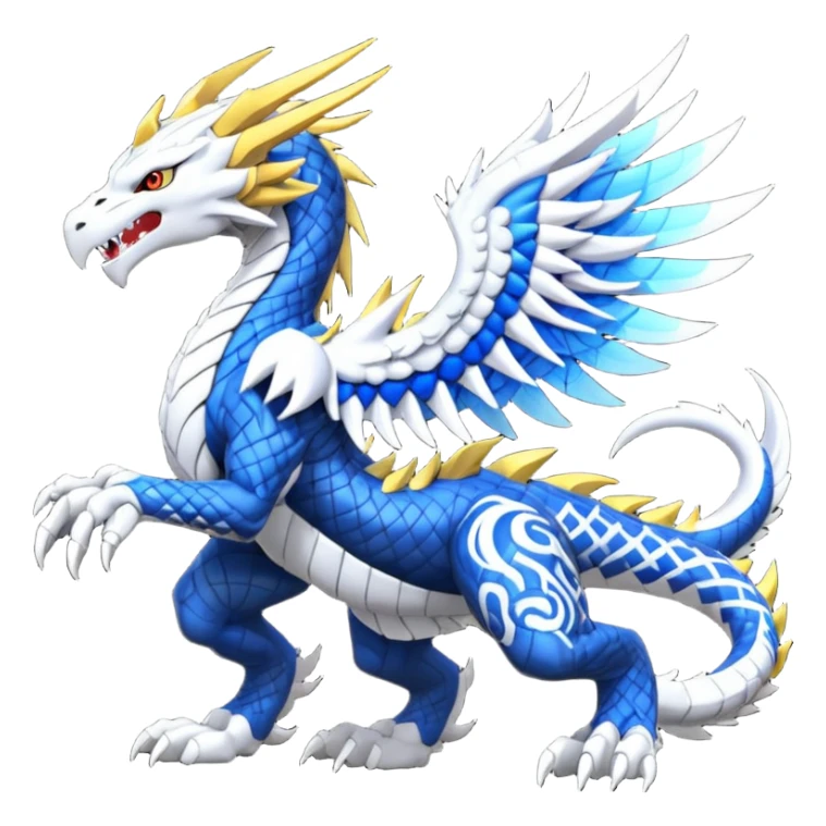 Lighdramon-Aequcedramon-fusion sticker