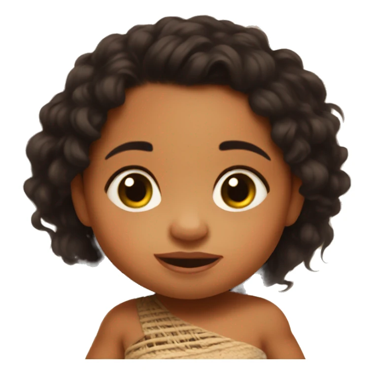 Moana as a baby  sticker