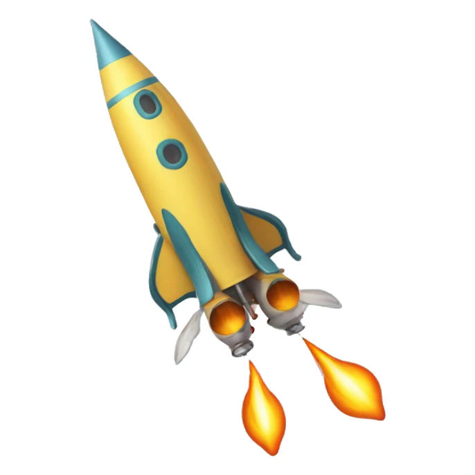 Squid ward flying ontop of a rocket sticker