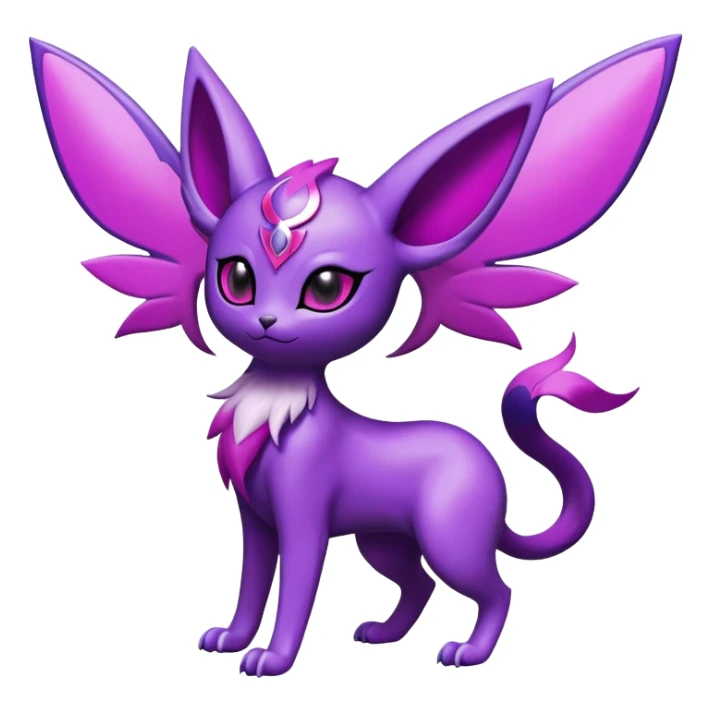 Shiny Espeon-Noibat-Hybrid (Full body) sticker