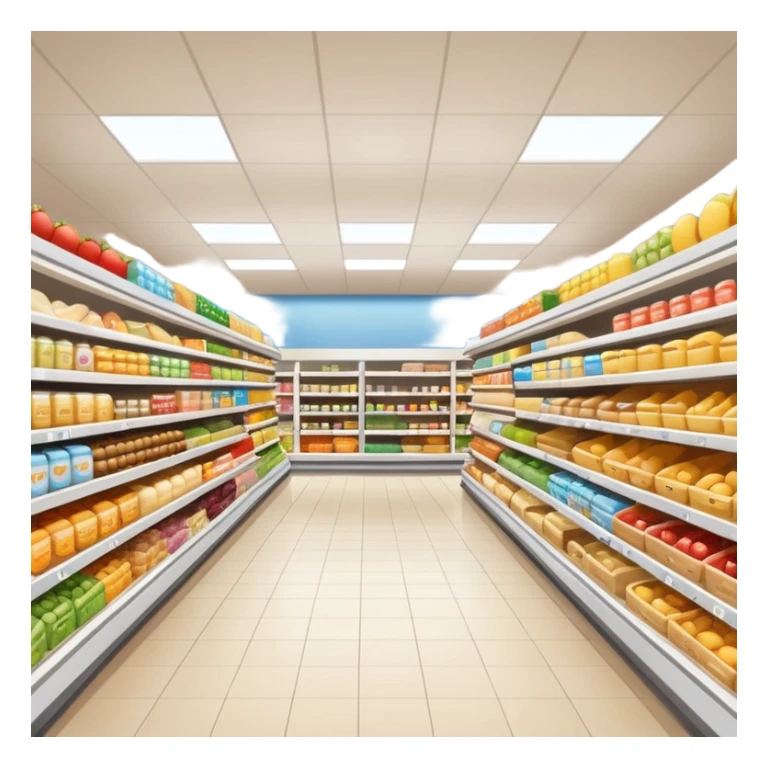 SUPERMERCADO DE FRENTE sticker