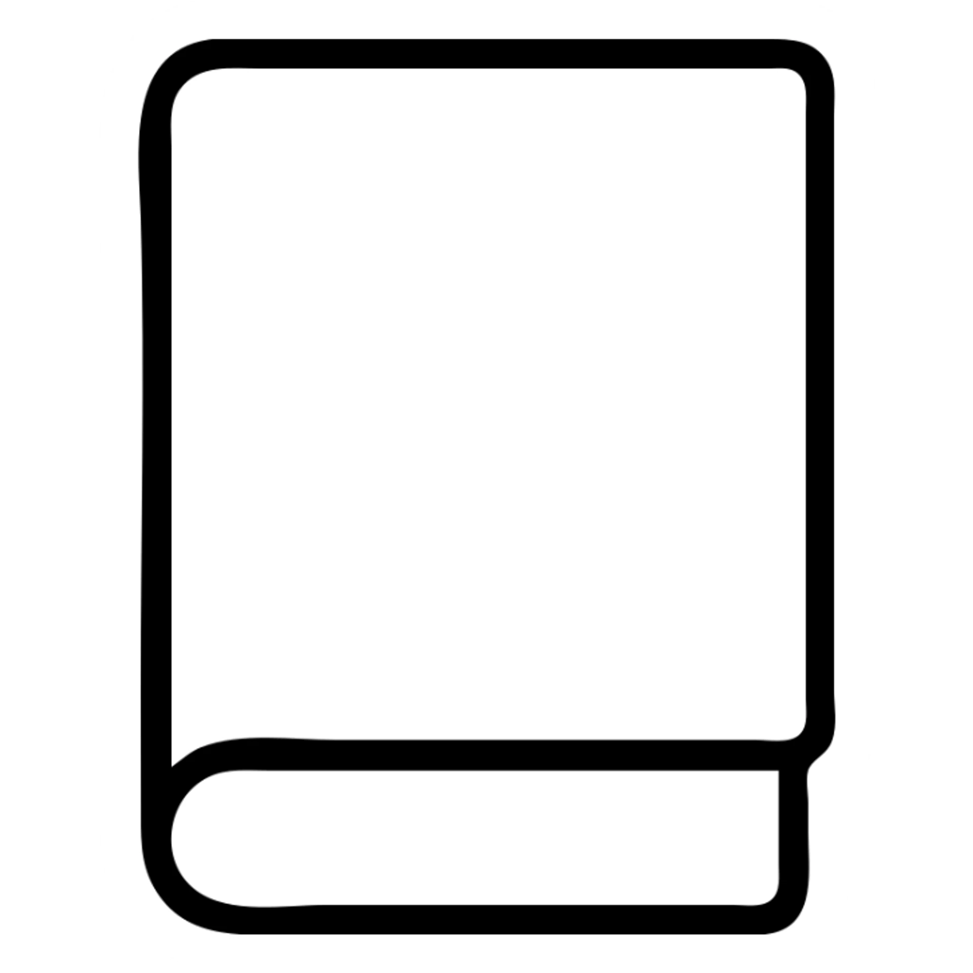 book with red page nothing written on it sticker