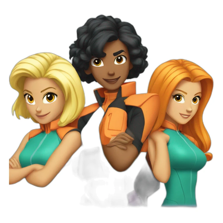 a team of totally spies developpers sticker