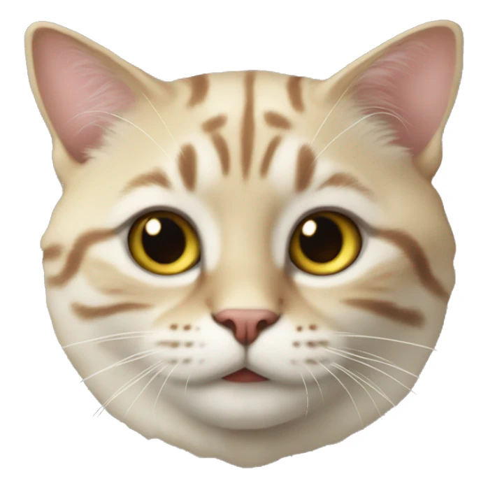 Кот белый sticker