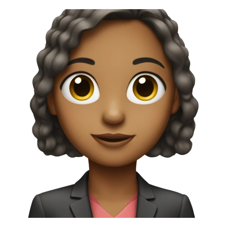 young girl wearing a suit  sticker