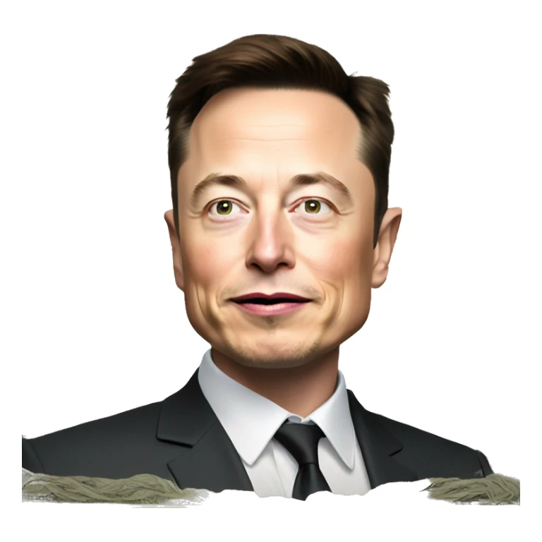 Elon musk money sticker