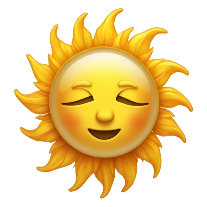 Sun sticker