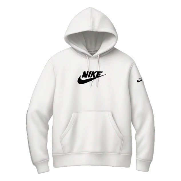 White Stussy Nike hoodie  sticker