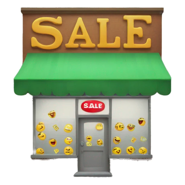 Sale sign sticker