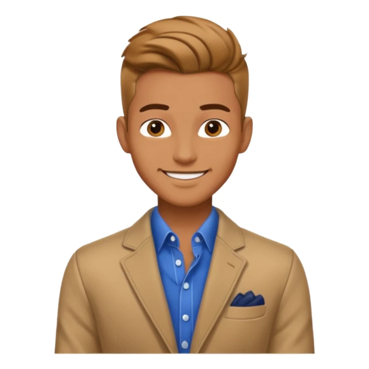 male fashion model sticker