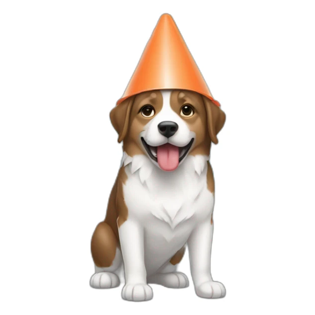 salesforce logo with cone of shame sticker