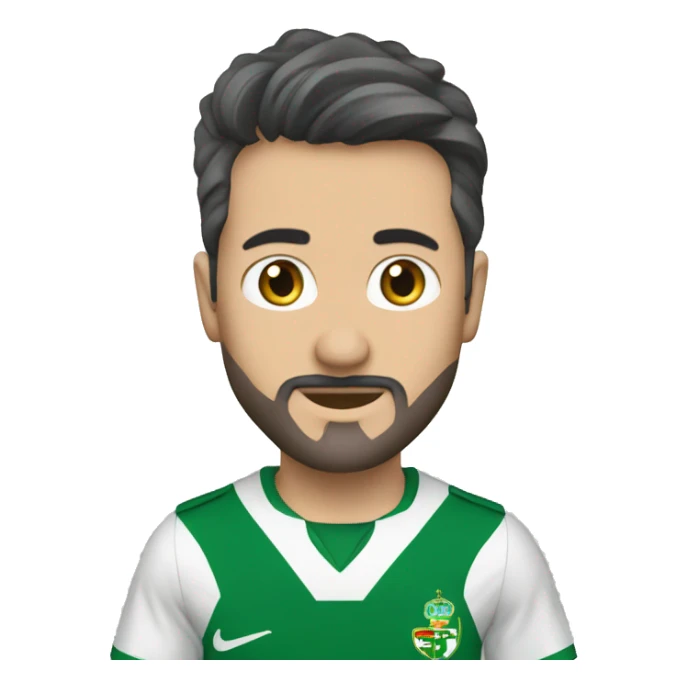 Hombre vestido del betis sticker