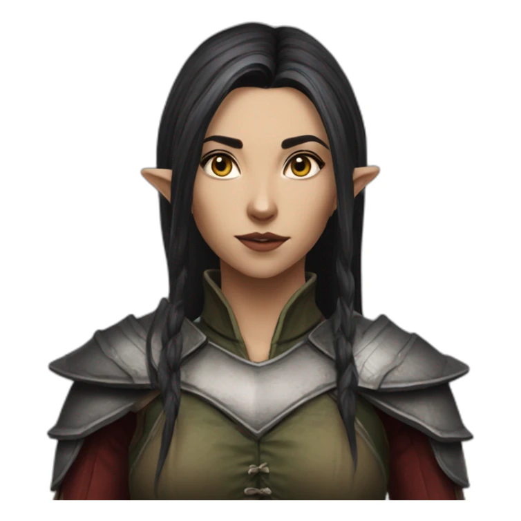 Female half-elf bars baldur's gate 3 sticker
