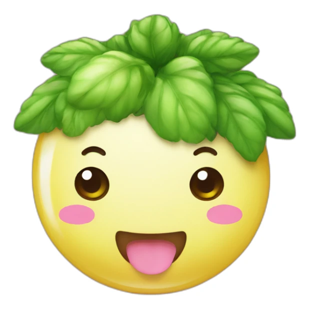 tamagochi feliz vegetariano sticker