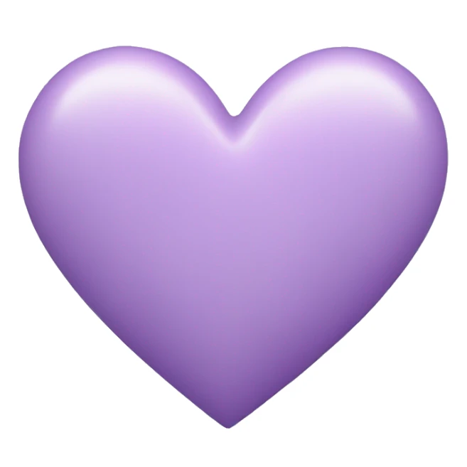 pastel purple heart sticker