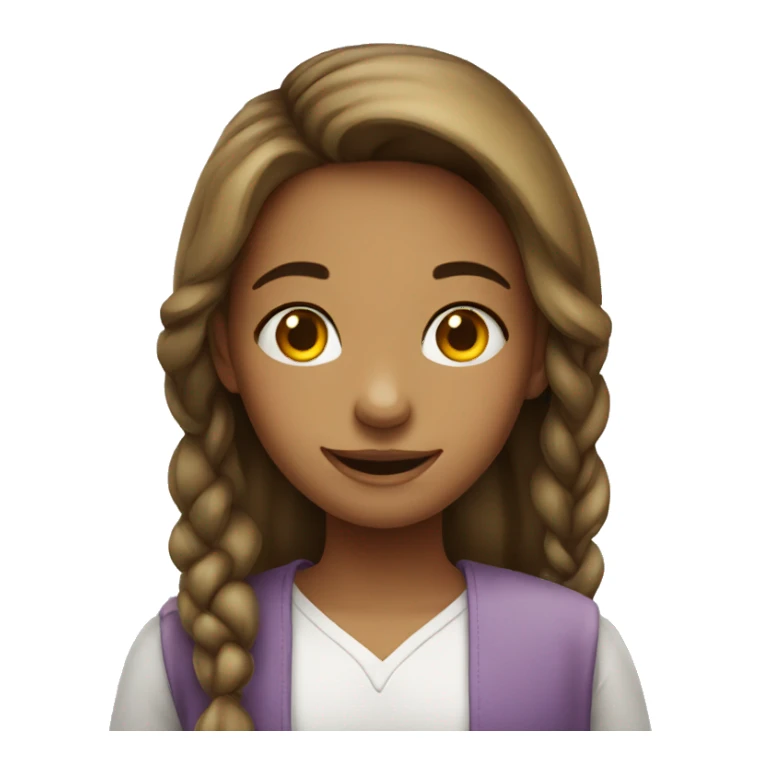 girl in all smiley sticker